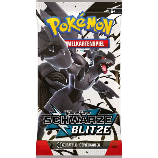 Pokémon Karmesin & Purpur – Schwarze Blitze Booster (DE)