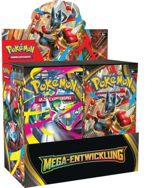 Pokémon Mega Entwicklung Booster Display (36x Booster, Deutsch)